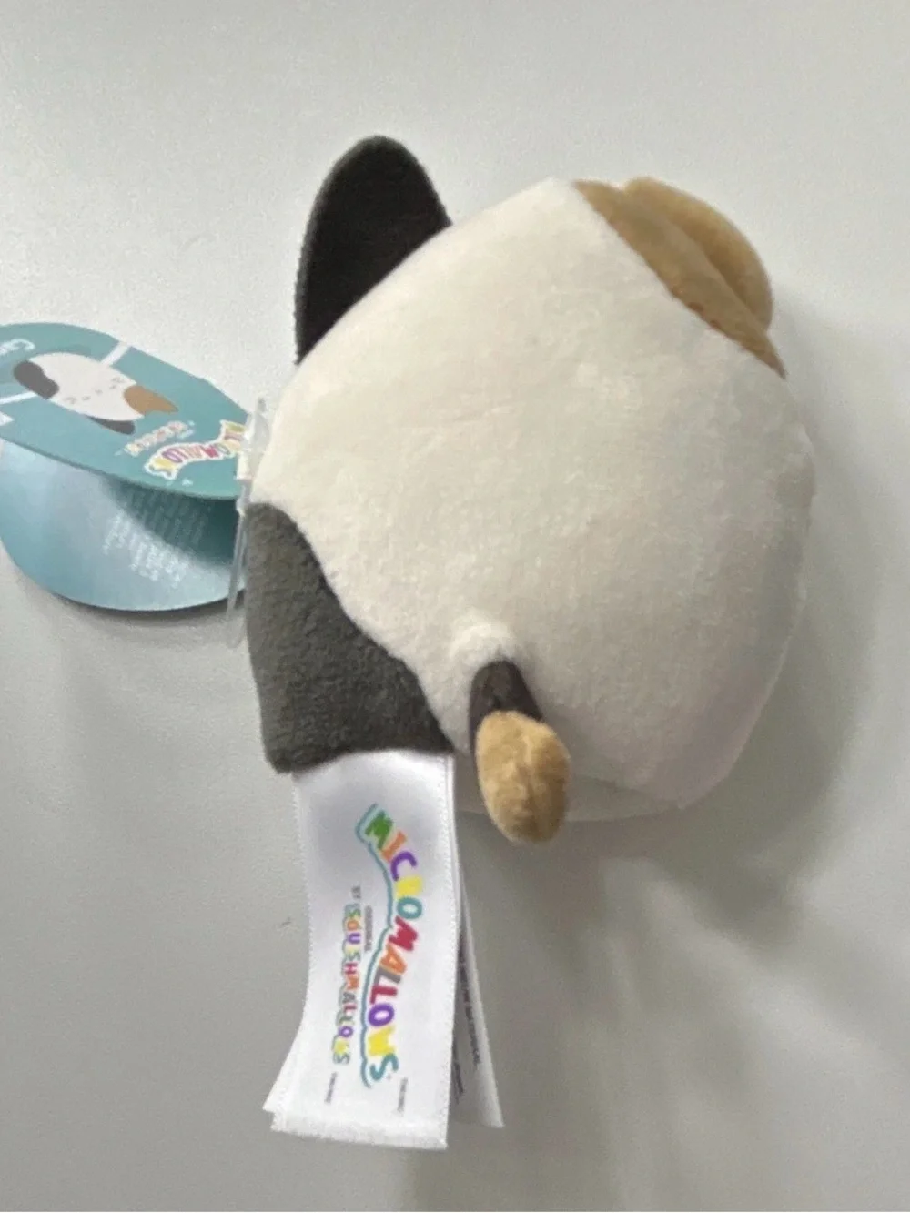 Squishmallows Cat Plush Cream, Black, Brown